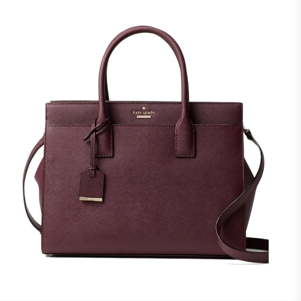 Kate Spade Cameron Street Candace Satchel Deep Plum/Burgundy